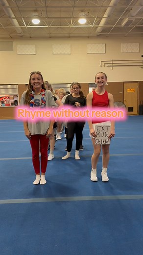 Rhyme without reason theme practice for our middle school comp team😆 🧡 | Claymont Cheerleading