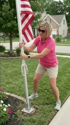 HOA Karen Destroyed a Homeowner's Flagpole #shorts #hoa #hoadrama #usa #humor #hoastories #viral