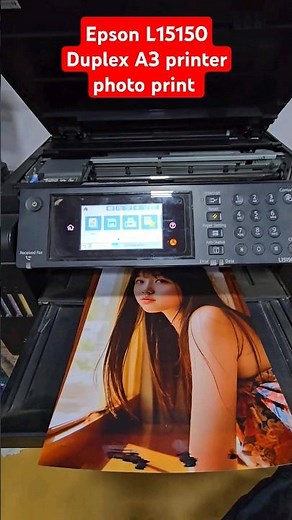 Epson L15150 WiFi Duplex printer All-in One Color A3 printer #best Photo print ADF Scan copy