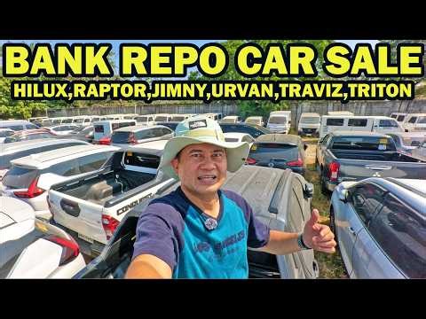 Bank Repossessed car sale Hilux, Raptor, Jimny, Urvan, Traviz, Triton, Navara Sale Security Bank Ph