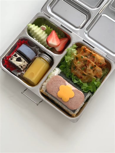 Pack a Bento for My Daughter - day 125 🍱 和我一起做便當#lunchbox #cooking #bento #asmrvideo #food #bentobox #kawaiifood #便當 #愛心便當 #헬로키티 #도시락 #사랑도시락 #ハローキティ #キャラ弁 #お弁当