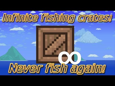 Terraria 1.4: Infinite fishing crate duplication glitch [patched]