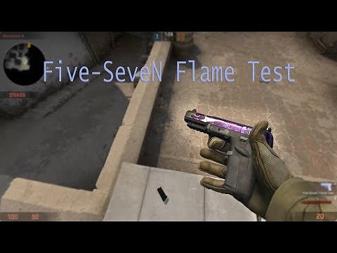 CSGO Five-SeveN Flame Test Skin Showcase