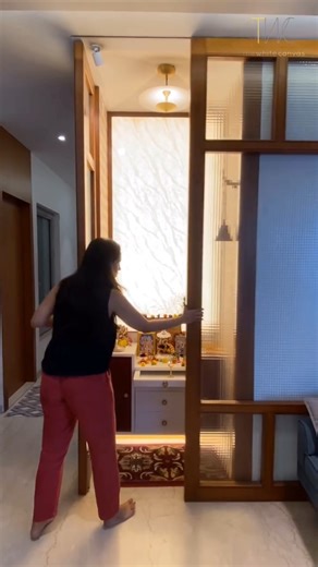 temple sliding door #slidingdoor #glassdivider #homedecor #interiordesign