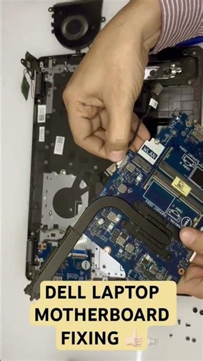 dell laptop motherboard fixing #laptop #repair #computer #hp #smartphone
