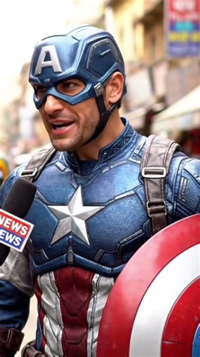 Captain Roast Flash 🤣 ll #ai #avengers #aiinterviews #funny #shorts #captainamerica#flash#dcuniverse