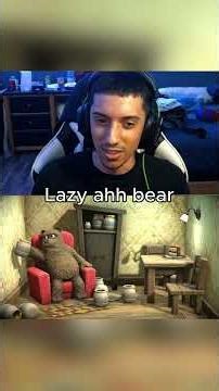 Lazy ahh bear can't get up 😭