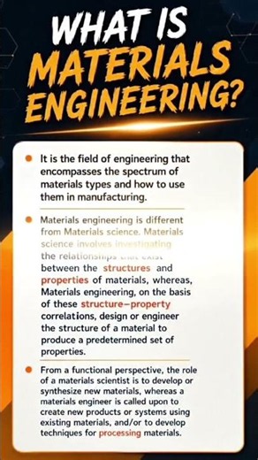 What is Material Engineering? #engineering #material #materialscience #materialescolar #materials