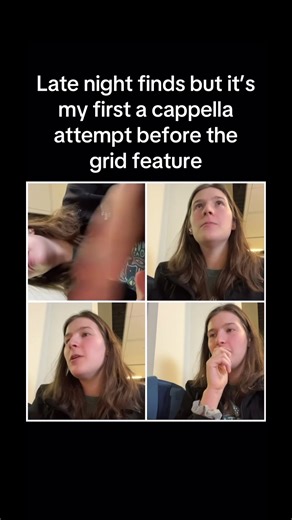 took this freshman year on one of those a cappella apps. redownloaded the app a couple weeks ago and it was still there lurking #acappella #birdsofafeather #singingfail #anavarramusic