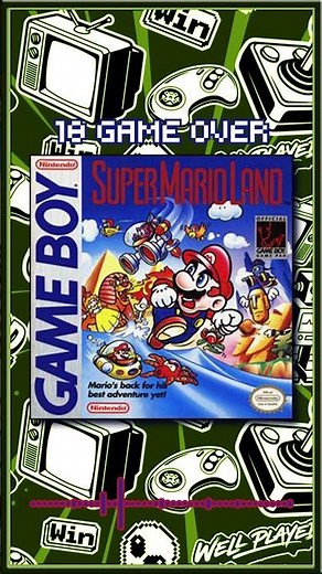 Super Mario Land Game Boy OST - 18 Game Over #hirokazutanaka