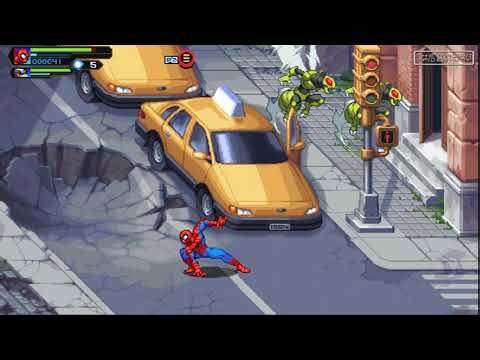 Spider-Man chases Beetle over Manhattan - Marvel Cosmic Invasion Demo (PC)