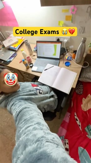 Final Semester college Exams 😭❤️‍🩹 #youtubeshorts ytshorts #hostellife #hostel #shorts #minivlog