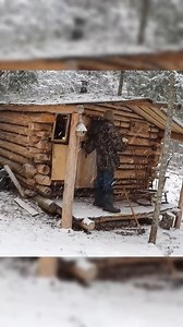 207K views · 4.1K reactions | A Relaxing Snow Storm At The Log Cabin #bushcraft #build #camp #camping #survival #shelter #wildlife #outdoors #outdoor #viral #foryou | Toby Cross | Facebook