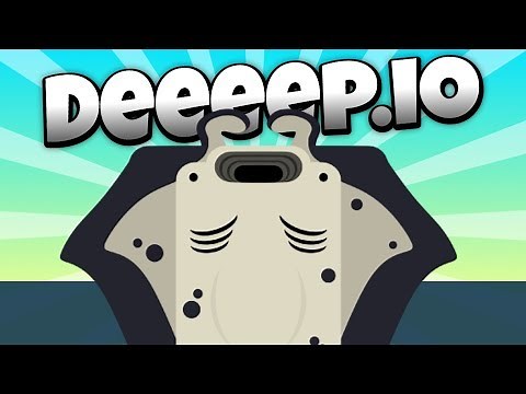 The CRAZY new MANTA RAY! - Lets Play Deeeep.io Gameplay - Beta