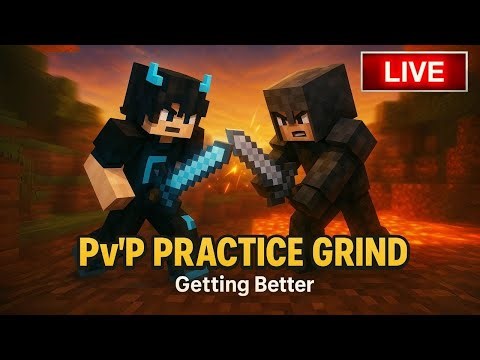 🔴[Live] Minecraft PvP Practice! #minecraft #shortslive #shorts