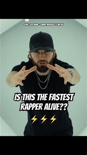 IS THIS THE FASTEST RAPPER EVER? 🔥 #rapping #worldrecord #hiphop #beats #performance #rap #music