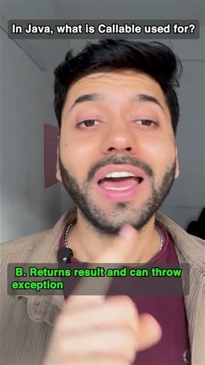 Callable in Java Explained ⚡ Return Values from Threads! #shorts #java #interview #codinginterview