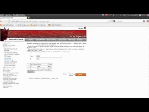 WebGoat - JSON Injection