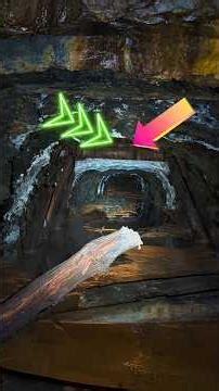 1800s Mine Timbering Still Standing Underground in Pennsylvania Anthracite Country #shorts #history