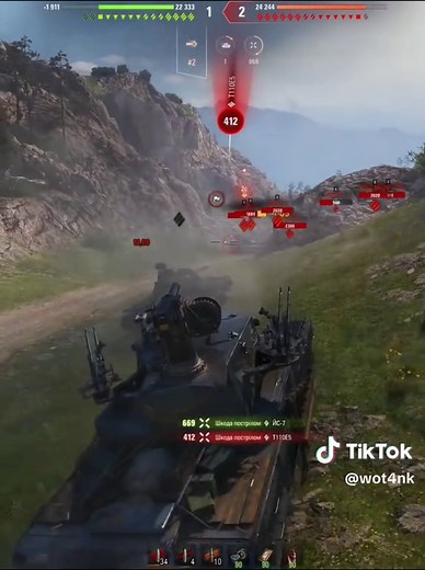 6800k damage Type 5 Heavy #worldoftanks #wot #wotblitz #танки #worldoftanksblitz