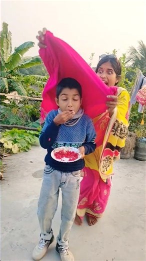 Cậu bé tốt bụng và anh trai hài hước#shorts #funny