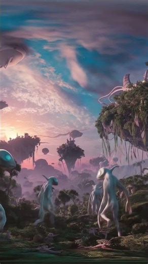 Journey to an Alien World | AI Fantasy Planet Cinematic"#shorts #ai