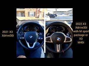 2022 BMW X3 vs 2021 BMW X3 | Interior Comparison POV