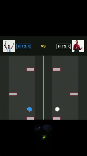 I coded AI for Messi and Ronaldo! Who survives the obstacles? 🤖⚽️ #messi #ronaldo #football #shorts
