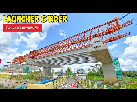 SUDAH DIMULAI PEMASANGAN GIRDER !! Tol Jogja-Bawen Dikebut
