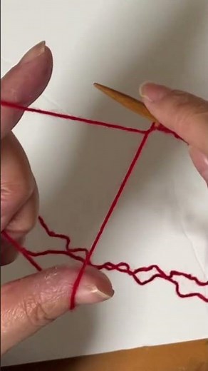 マイナスからの棒針編み〜一目ゴム編みの作り目noteで詳しい解説・作品公開中