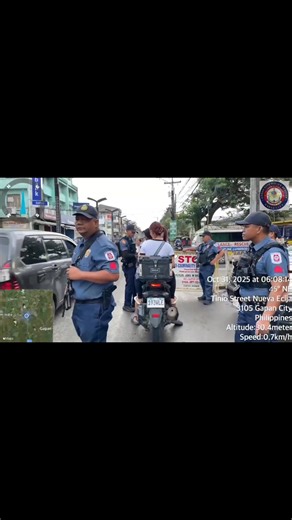 GapanCity Pnp, NEPPO, PRO 3 Anti-Criminality Checkpoint Operation On October 31, 2025, (6:00AM-8:00AM) personnel of Gapan City Police Station led by PLT RODERICK V RAMONES, Asst. QRT Team Leader, together with BPATs, under the supervision of PLTCOL JOEL M DELA CRUZ, ACOP, conducted Anti-Criminality Checkpoint Operation held at Brgy San Vicente, Gapan City, Nueva Ecija. #ToServeandProtect #BagongPNPParaSaBagongPilipinas:SerbisyongMabilis,TapatAtNararamdaman #TmDaguit | GapanCity Pnp Ne