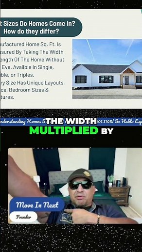 Manufactured Homes: Calculate Square Footage QUICKLY! #shorts