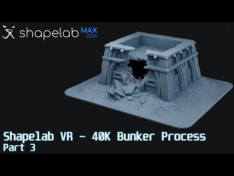 Shapelab VR - 40K Bunker Process - part 3
