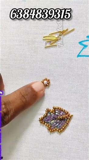 Aari challenge/Day-232/Silk Thread - ல டிசைன் பண்ண தெரியலையா சர்தோசி-ல பண்ணுங்க/#Aaritoday #Shorts