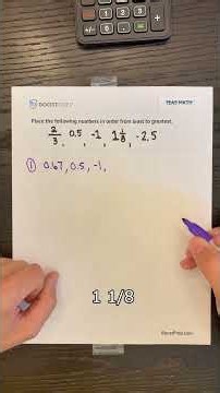BoostPrep Explains: How to Quickly Compare & Order Numbers on the TEAS
