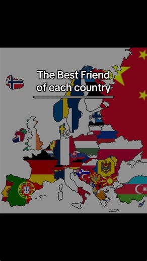 The Best Friend of Each Country: A New Country Mapping Video