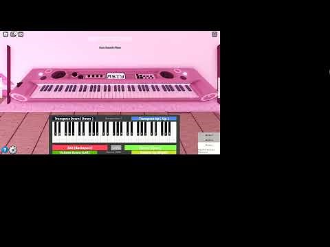Playing Your Best Friend on Roblox Piano