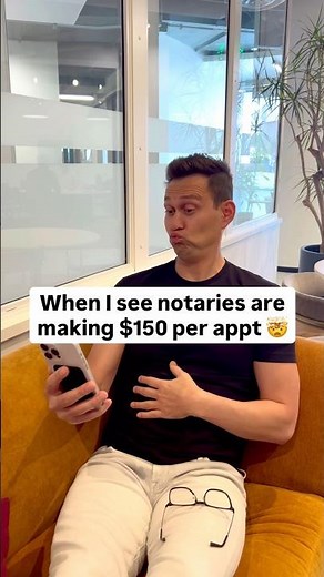 When I see notaries making $150 per appt as signing agents 🤯👀 #sidehustleideas