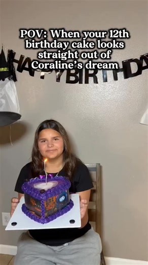 POV: When your 12th birthday cake looks straight out of Coraline’s dream 🕸️💙✨ Wishing my beautiful daughter the happiest birthday! I love you so much keep shining, my sweet girl. 🌟🎉 Everyone, please wish her a happy 12th birthday! 🎁🎈 A huge thank you to @danycakes.az for bringing her vision to life and making this magical Coraline cake my daughter absolutely loved it! 🎂💖 #coraline #azfamilyadventures #coralinecake #arizona | Az Family Adventures