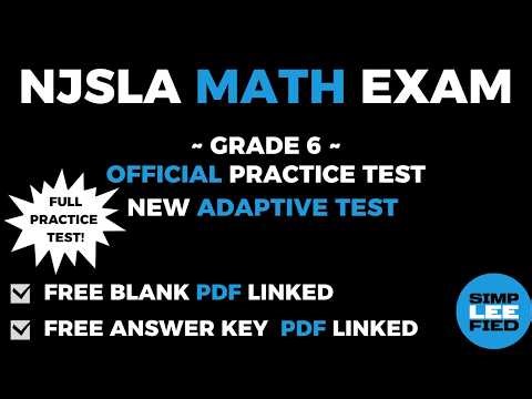 NJSLA Grade 6 Official Practice Test [New for 2026]