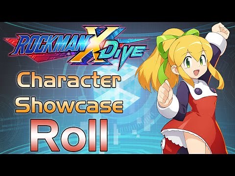 Mega Man X DiVE - Roll Showcase: Gameplay, Skills, Art, & 3D Model