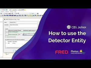 How to use the Detector Entity