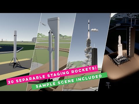 Unity Rocket Launch Sequence Demo
