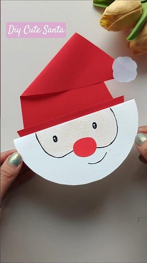 Create a FUN Paper Santa Claus for KIDS this Christmas
