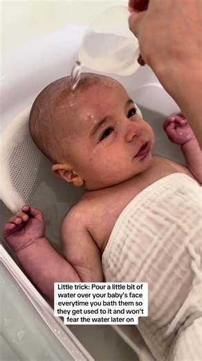 Baby Bathing Tips: Ease your baby into the water with this simple trick