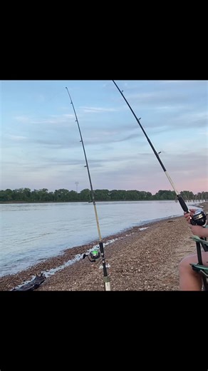 2 hours of fishing cut down at the Arkansas River 🎣 Bare with me as I learn to fish and edit videos 😂 #fyp #fishing #arkansas #river #catfish