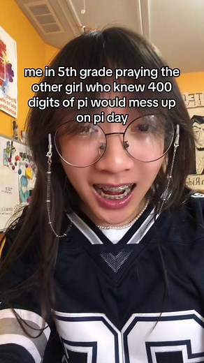 and then i won with 398 digits because she messed up 😜 #pi #piday #314 #march13 #march14 #pie #elementary #throwback #flashback #trending #fyp