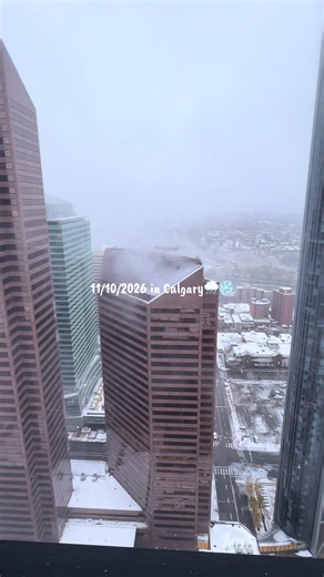 Calgary's First Snowfall in October! A UK Mover's Experience 🌨️