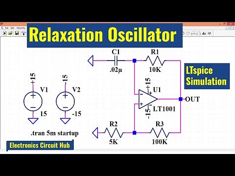 LTSpice Relaxation Oscillator | Simulation