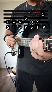 Slap bass pattern shown in funk groove #slapbass #funk #doctorslap #music #tabs #tutorial #lick #lesson #fender #tattoo #groove | Nairi Mkrtchyan